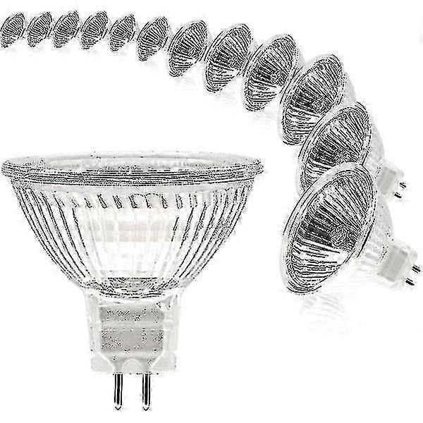 12er-pack Mr16 12v 20w Dimmbare Halogenlampen, Warmweiß 2700k, Gu5.3 2-pin-sockel (mr16-20w-12p) – Preisgünstige Geschenkidee, Dunkelgrau