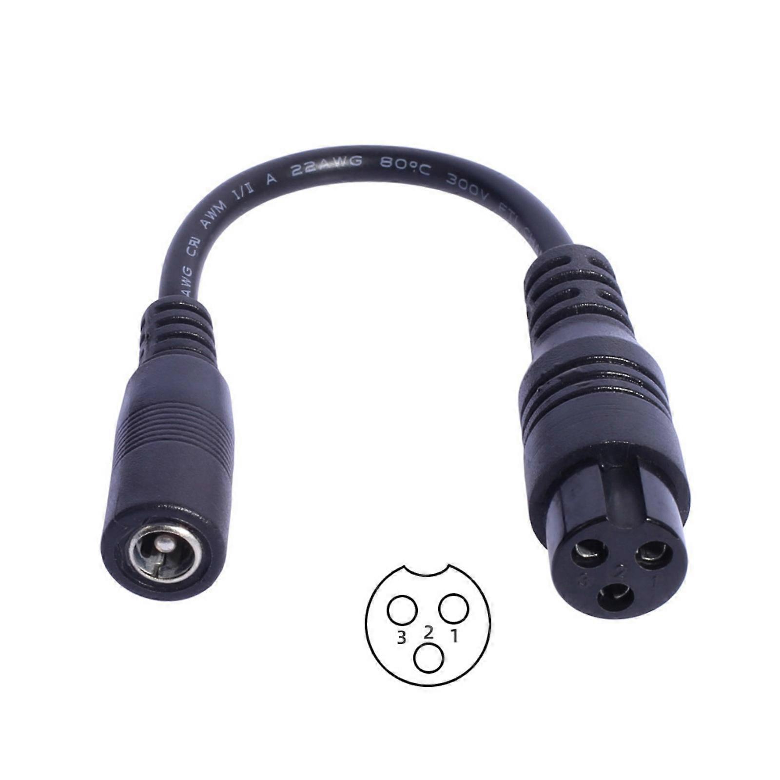 Tragbares Adapterkabel 5,5 X 2,1 Mm Buchse Auf 8,0 X 1,6 Mm / 5,5 X 2,5 Mm Stecker / C13 / M16 / 12 / Xlr, Kompatibel Mit Led-beleuchtung Und Photovoltaik-anwendungen.