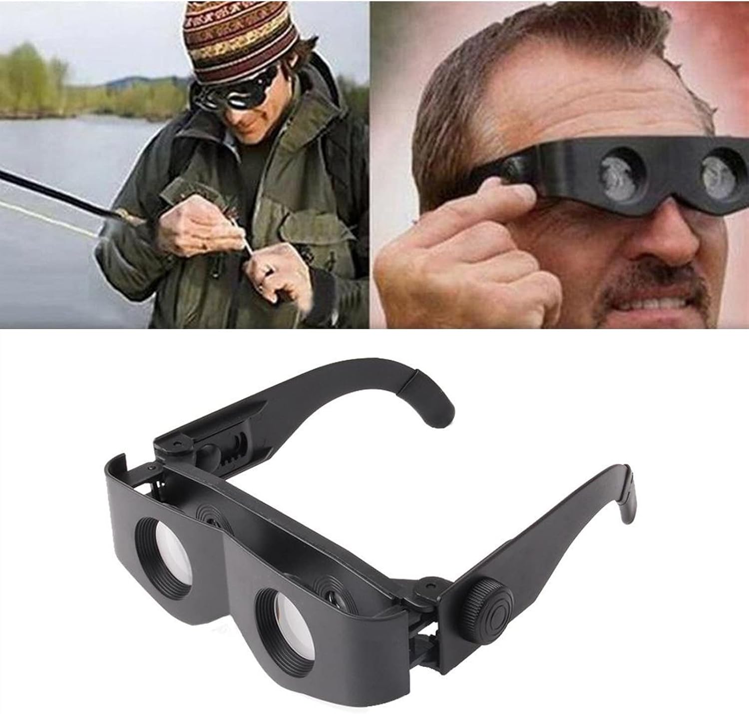Verstellbare Brille, Teleskop. Kompatibel Mit Vergrößerungsgläsern Und Ferngläsern: Vergrößerung 300 Bis 400 %.
