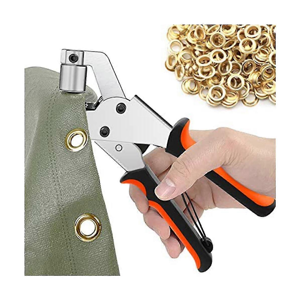 Ösenzange, Geeignet Für Planen, Ösenzangenset Mit 300 Ösen (10 Mm Durchmesser), 10-mm-ösenzange Für
