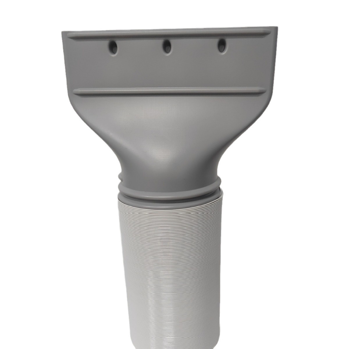 Flacher Adapter, Kompatibel Mit Klimaanlagen-abluftschläuchen (130 Mm) – Geeignet Für Fenster, Zubehör Für Mobile Klimaanlagen, Abluftsysteme, Wäschetrockner Und Autos