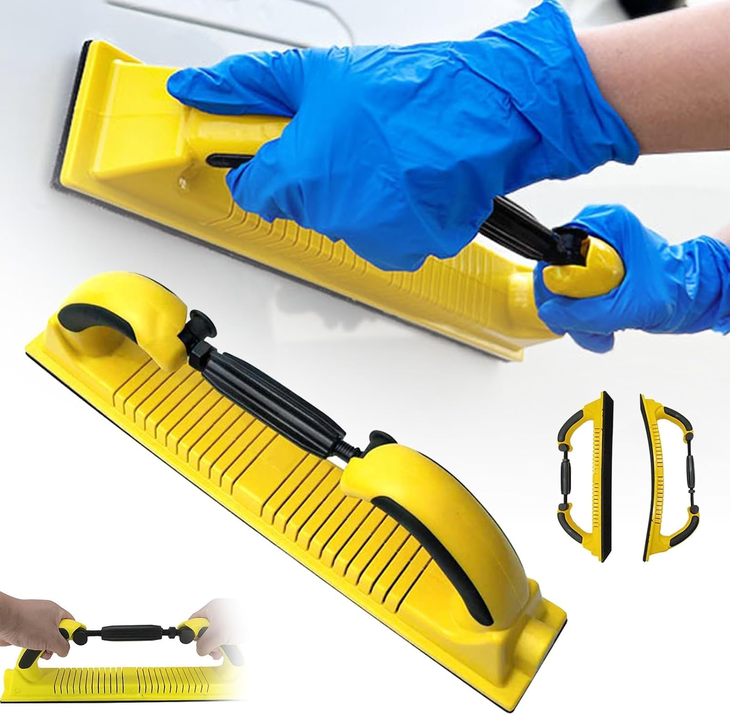 Professioneller Handschleifer, Karosserieschleifklotz, Autoschleifer, Handschleifwerkzeug, Kompatibel Mit Einem 70 X 400 Mm Schleifband, Perfekt Geeignet Zum Polieren Und Schleifen.