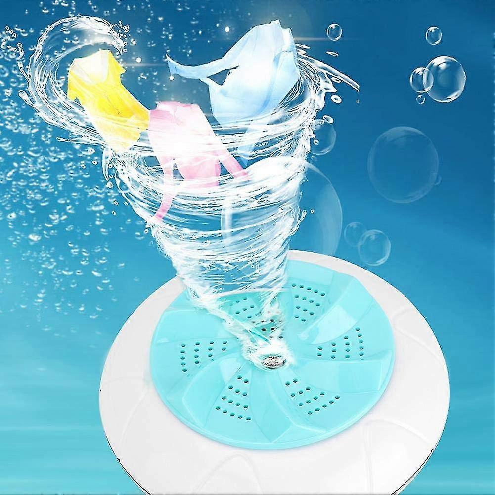 Turbo-ultraschallwaschmaschine, Tragbare Mini-waschmaschine, Geeignet Für Zuhause, Reisen, Geschäftsreisen, Camping, Wohnungen, Studentenwohnheime (grün)