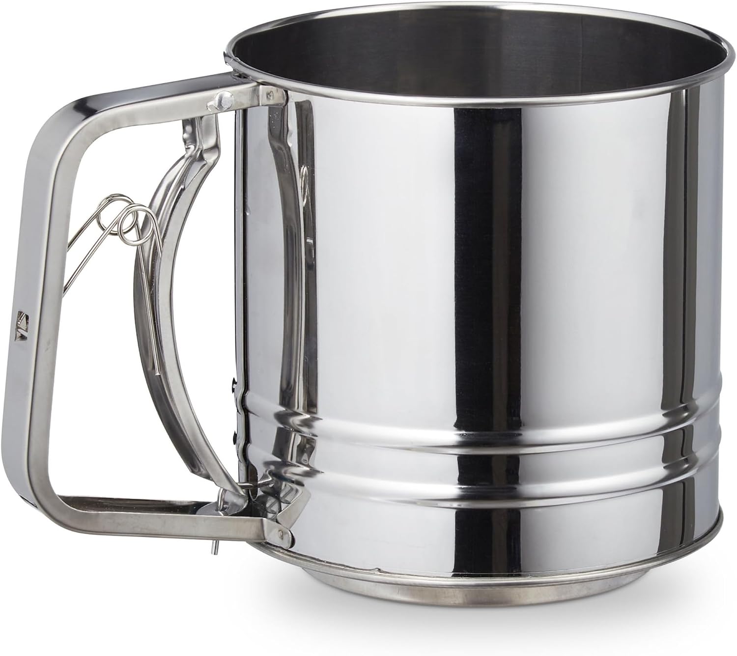 Mehlsieb – Puderzucker- Und Kakaosieb – Edelstahl – 500 Ml – Silber