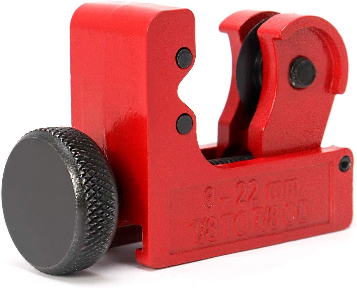Mini-rohrabschneider, Kompatibel Mit Kupferrohren (3-22 Mm) Sowie Kupfer-, Messing-, Pvc-, Kunststoff- Und Aluminiumrohren.