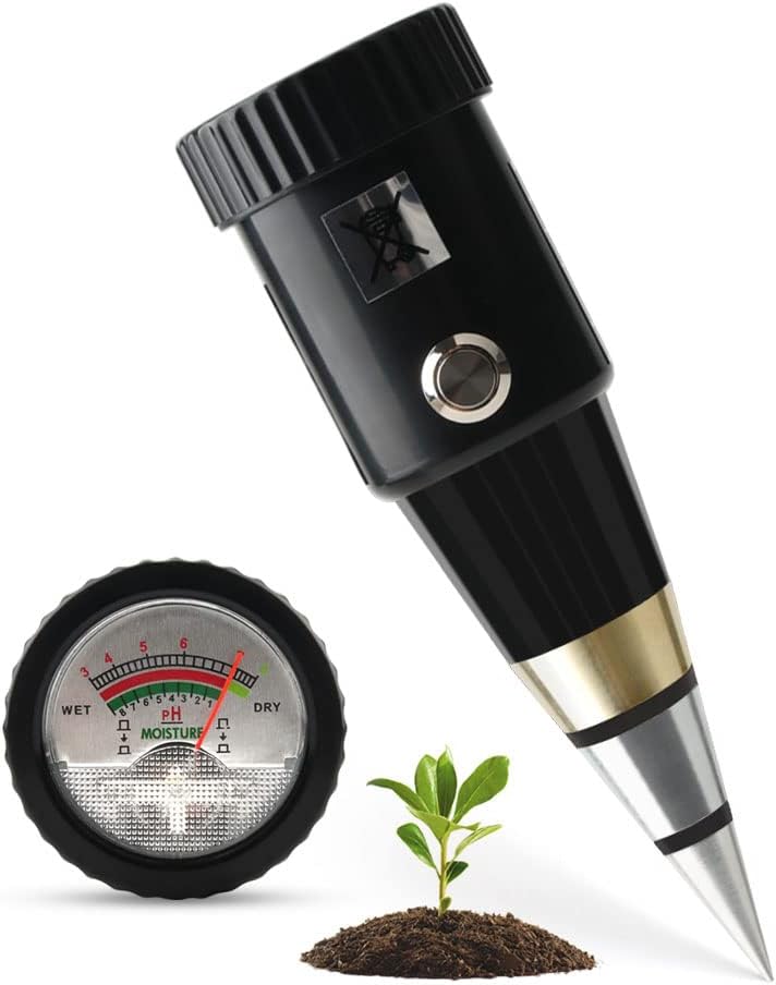 Ph-meter Und Hygrometer Für Böden, Tragbarer Feuchtigkeitssensor, Ph-messgerät Kompatibel Mit Pflanzenpflege, Garten, Rasen Und Landwirtschaft.