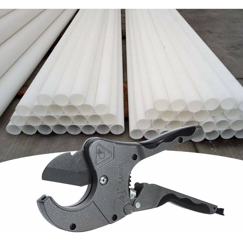 Hochleistungs-pvc-rohrschneider Mit Verriegelungsgriff. Geeignet Für Pe- Und Ppr-rohre Von 20 Bis 63 Mm.