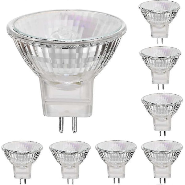 Gu5.3 12v 35w Halogenstrahler, Warmweiß, Dimmbar, 8er-pack (entspricht 50w).