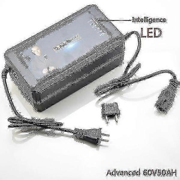 Intelligentes Ladegerät Für 48-v-, 60-v-, 72-v- Und 96-v-bleiakkumulatoren (50 Ah Und 60 Ah). Kompatibel Mit Elektrodreirädern, Elektrofahrzeugen, Fahrrädern, Rollern, Quads Und Go-karts.