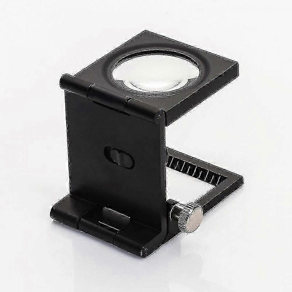 10-fache, Faltbare Dreifach-lupe, Kompatibel Mit Led-licht (1 Stück)
