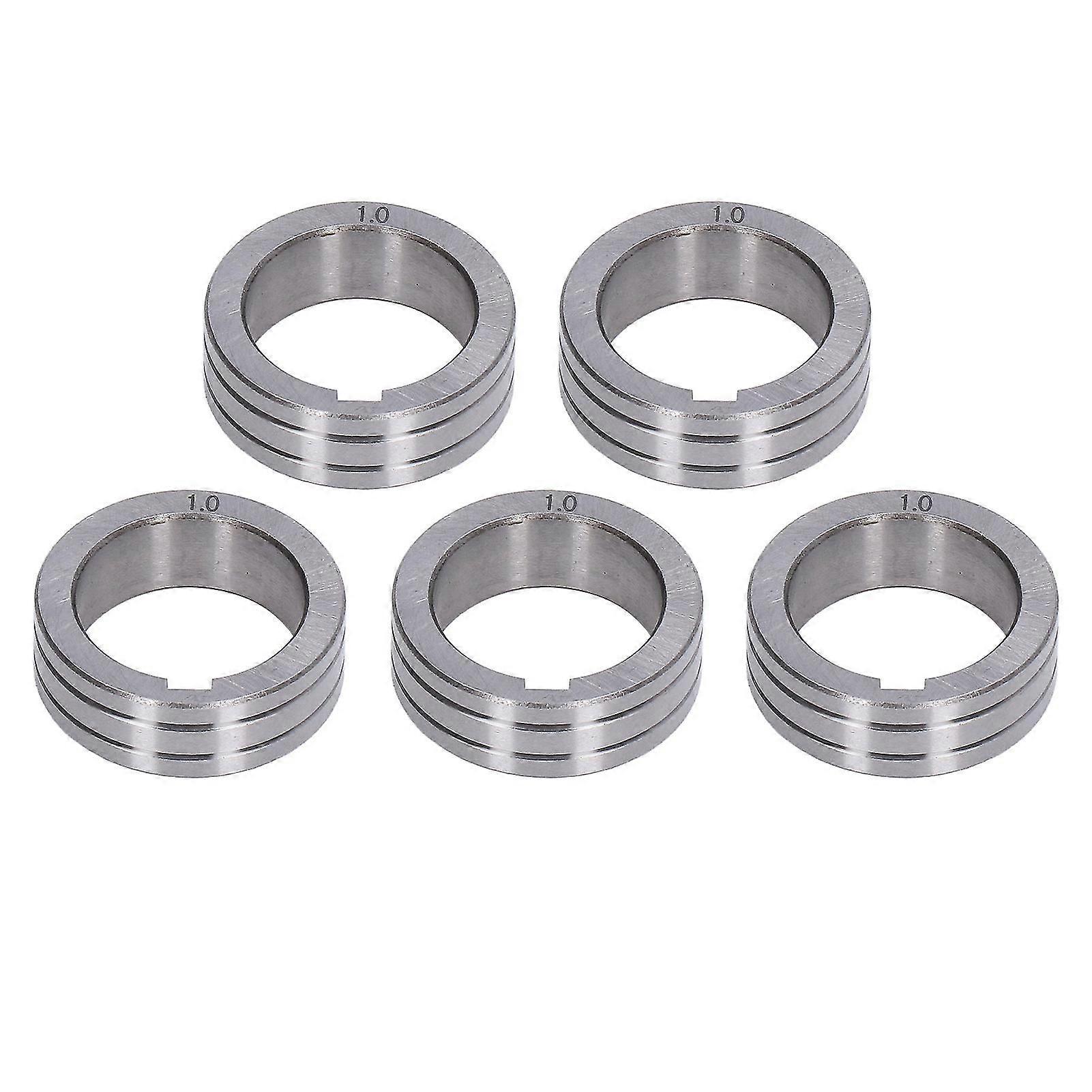 Qukaim Schweißdrahtantriebsrad (5 Rollen), 0,8 Mm/1,0 Mm Nut, Kompatibel Mit Binzel- Und Welding Pd-schweißmaschinen.