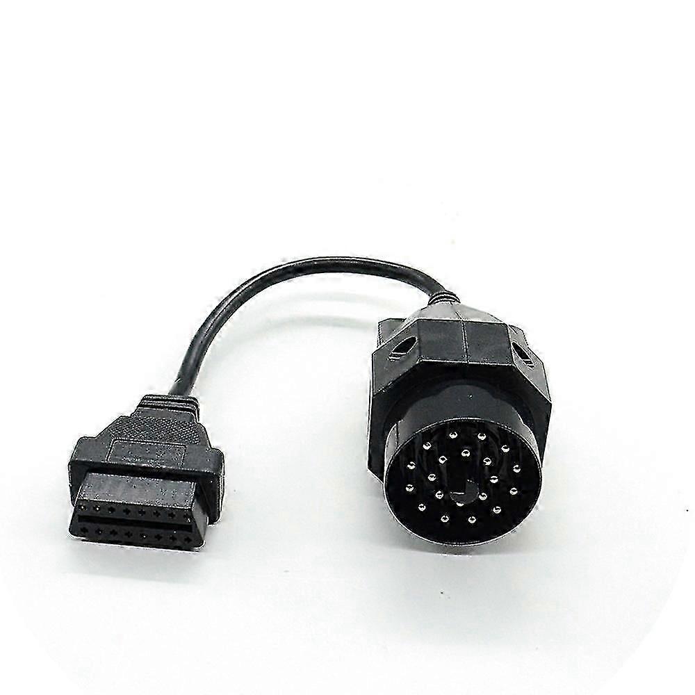 Obd-ii-adapter Kompatibel Mit Bmw 20-poligem Buchsenstecker Auf 16-poligen Obd2-anschluss (e36, E39, X5, Z3). Kompatibel Mit Dem Bmw 20-poligen Stecker (neueste Version).
