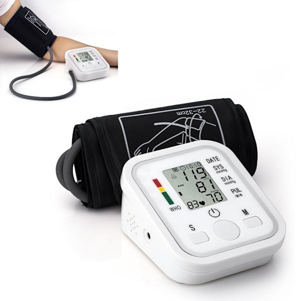 Osterangebot Weißes, Automatisches Blutdruckmessgerät, Kompatibel Mit Dem Oberarm