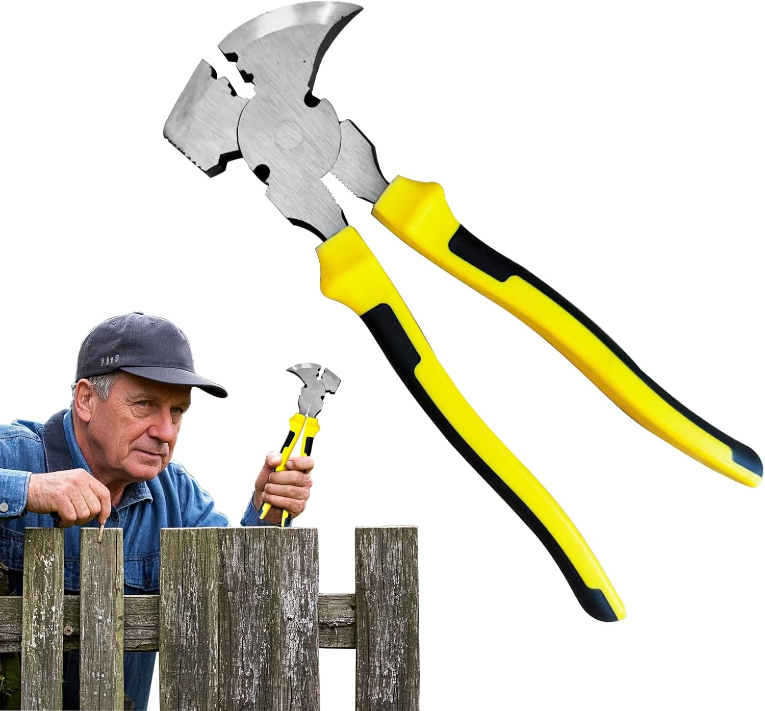 Hochleistungs-drahtschneider Für Zäune Drahtschneider-werkzeug, Kompatibel Mit Zäunen – Hochleistungs-handtacker Hammer, Geeignet Für Kabel, Zäune, Heimwerken, Gartenarbeit Und Haushalt