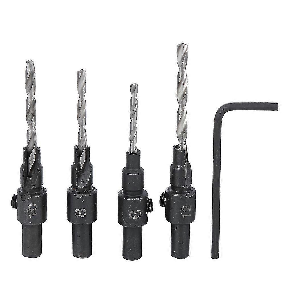 Mechkit 4-teiliges Schraubenschlüsselset, Kompatibel Mit Senkerbits, Kegel- Und Rundschlüssel Für Ventilschaft, Handwerkzeug Geeignet Für Holzarbeiten, Für Diverse Projekte, Langlebig (pd)