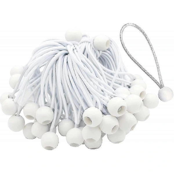 Packung Mit 50 Langen Gummischnüren Für Zelte, Festzelte, Banner Und Planen Kva Ctc[nx]