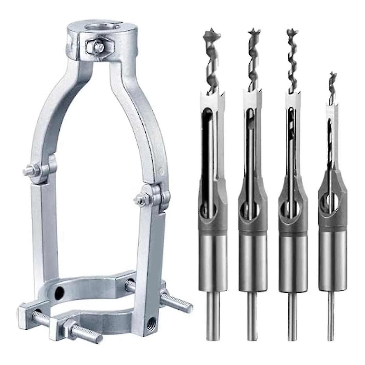 Adapter Kompatibel Mit Vierkantbohrern Und 4-zoll-bohrern. Kompatibel Mit Säulenbohrmaschinen. Lochsäge. Bohrwerkzeug Für Zapfenschneidmaschinen. Kompatibel Mit Zapfenschneidmaschinen.