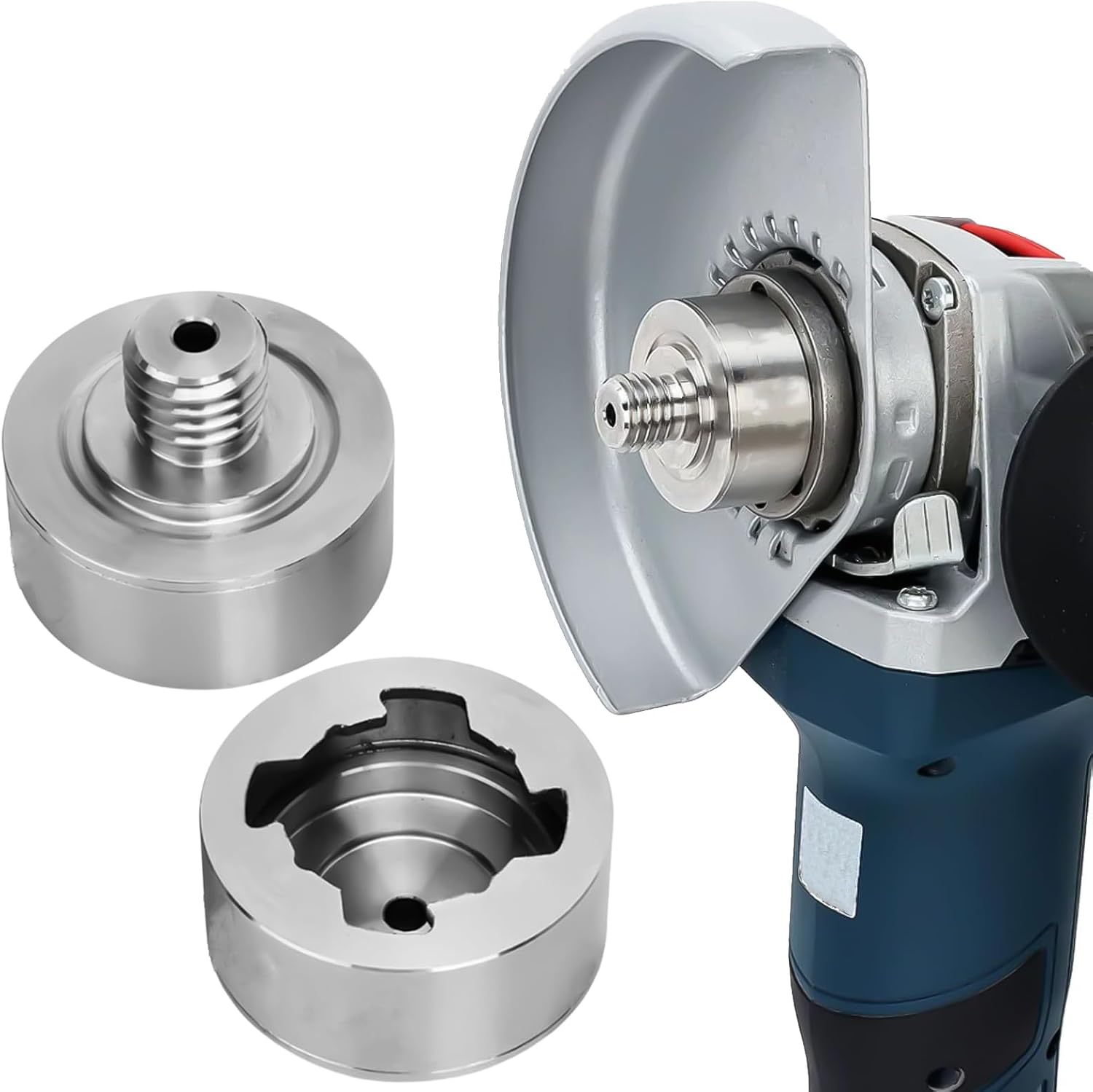 X-lock-auf-m14-gewindeadapter: X-lock-adapter Aus Edelstahl. Kompatibel Mit Winkelschleifern Für Optimale Präzision Und Stabilität. Kompatibel Mit Winkelschleiferscheiben.