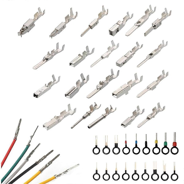 340-poliger Kfz-steckverbindersatz Mit 1/1,5/1,8/2,2/2,8/3,5 Mm Steckverbindern Für Kfz-kabel [nx]