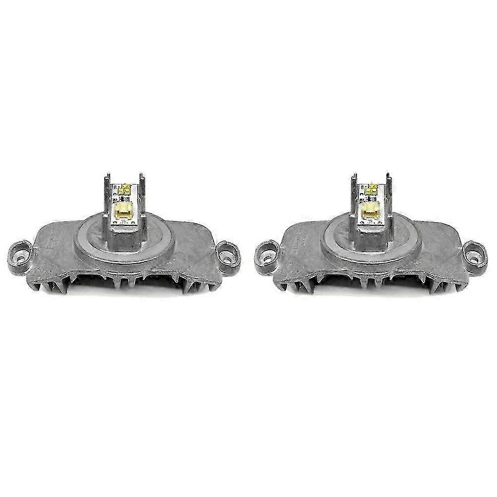 2x Neu Für 2012-2016 - 3er F30 F31 F34 Scheinwerfereinsatz Led Tagfahrlichtdiode Silber [nx]