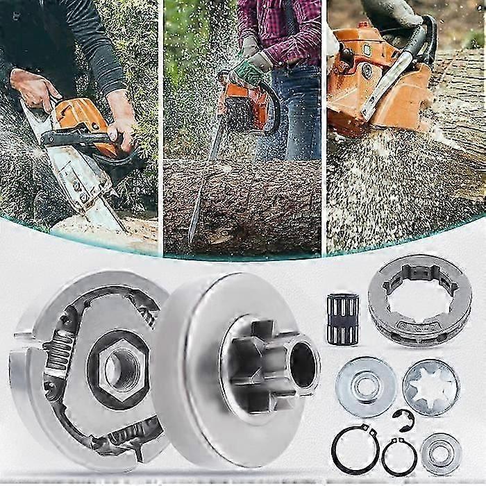 3/8" 7t Trommelradsatz, Kompatibel Mit Kupplung Und Kompatibel Mit Stihl Kettensägen 038 Und 048 -cdsx