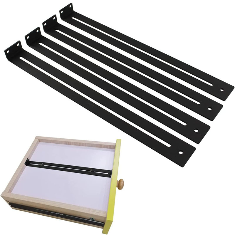 Schubladenreparaturset, Möbelreparaturzubehör, Mittelstütze Für Kommoden Aus Holz, Spanplatten Und Mdf, Zur Verstärkung Und Reparatur Von Brüchen – Schrauben Inklusive