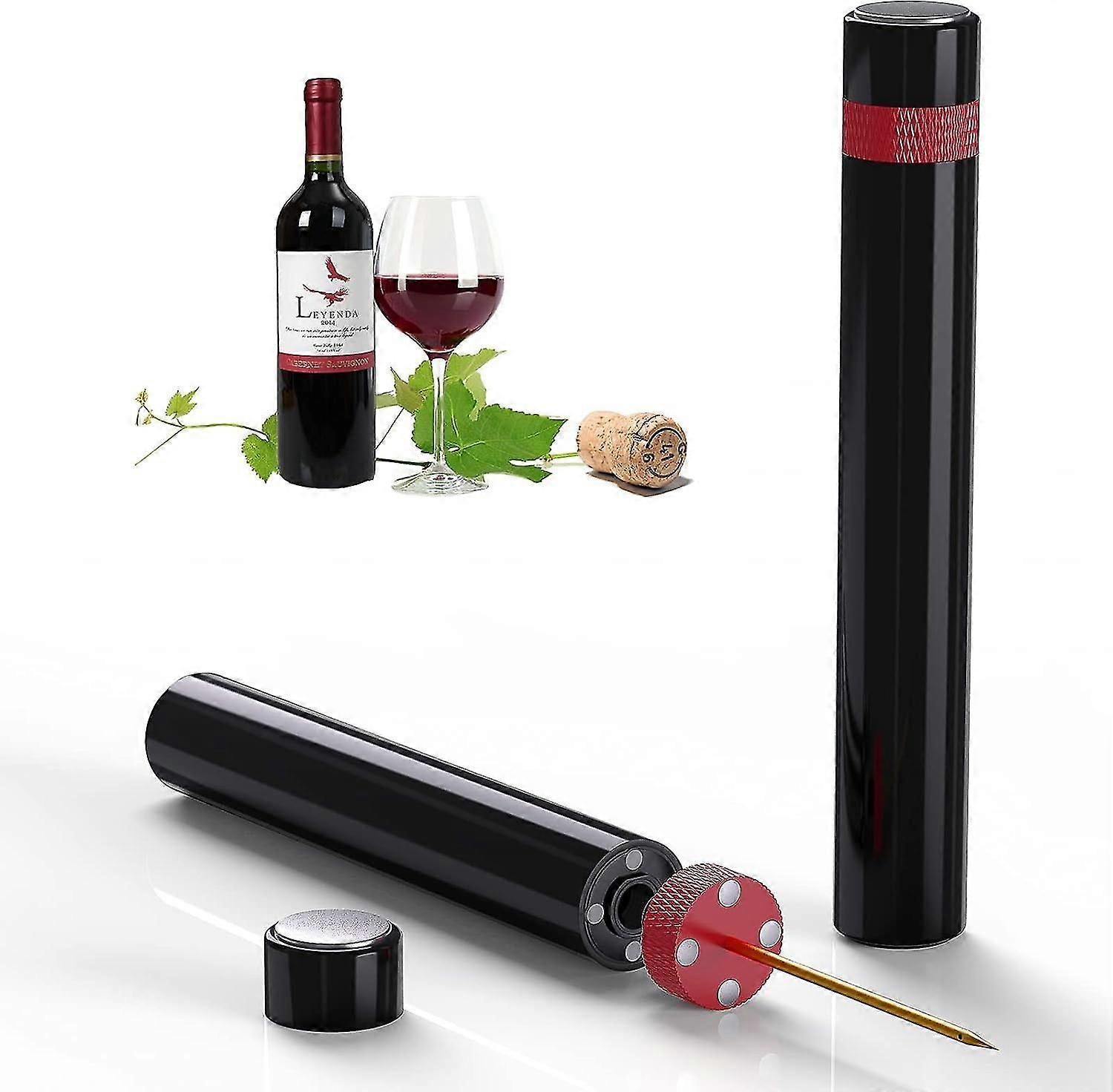 Zengo Luftpumpen-flaschenöffner, Benutzerfreundlicher Korkenzieher, Ideales Geschenk Für Weinliebhaber – Schnelles Und Einfaches Öffnen, Abnehmbar