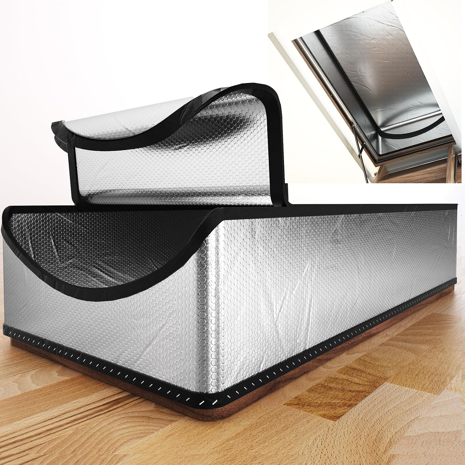Isolierschutz Für Dachbodentreppen, 63,5 X 137,2 X 27,9 Cm, Isolierschutz Für Dachbodentüren, Wärmedurchgangskoeffizient (r-wert) 15,5, Geeignet Für Dachbodenluken, Isolierschutzset Der Klasse 1