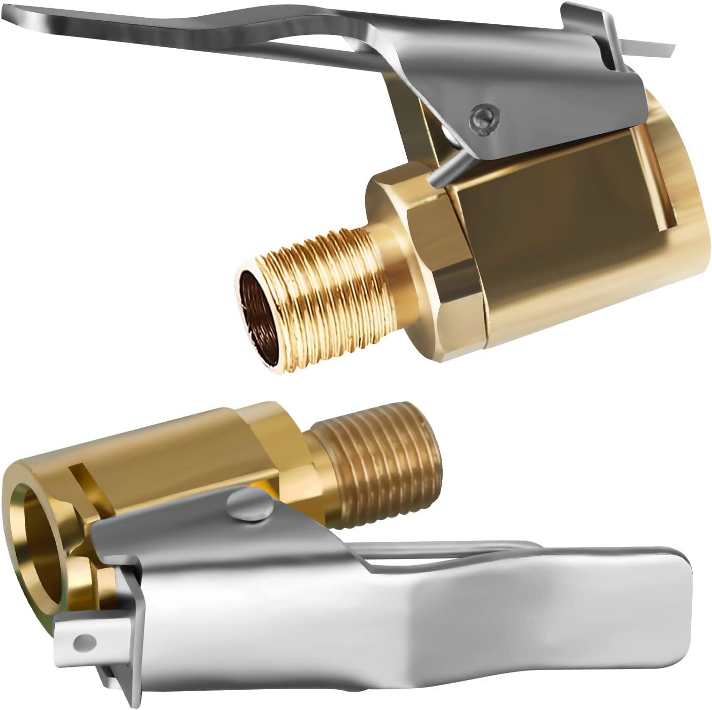 Adapter Kompatibel Mit Reifenventilen, 2 Messingspitzen, Umrüstring Kompatibel Mit Allen Gewindereifenventilen.