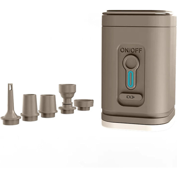 Mini-tragbare Elektrische Luftpumpe, Wiederaufladbar Über Usb-c, Schnelles Aufblasen Und Ablassen Der Luft, Kompatibel Mit Pool-luftmatratzen Und Champagner.