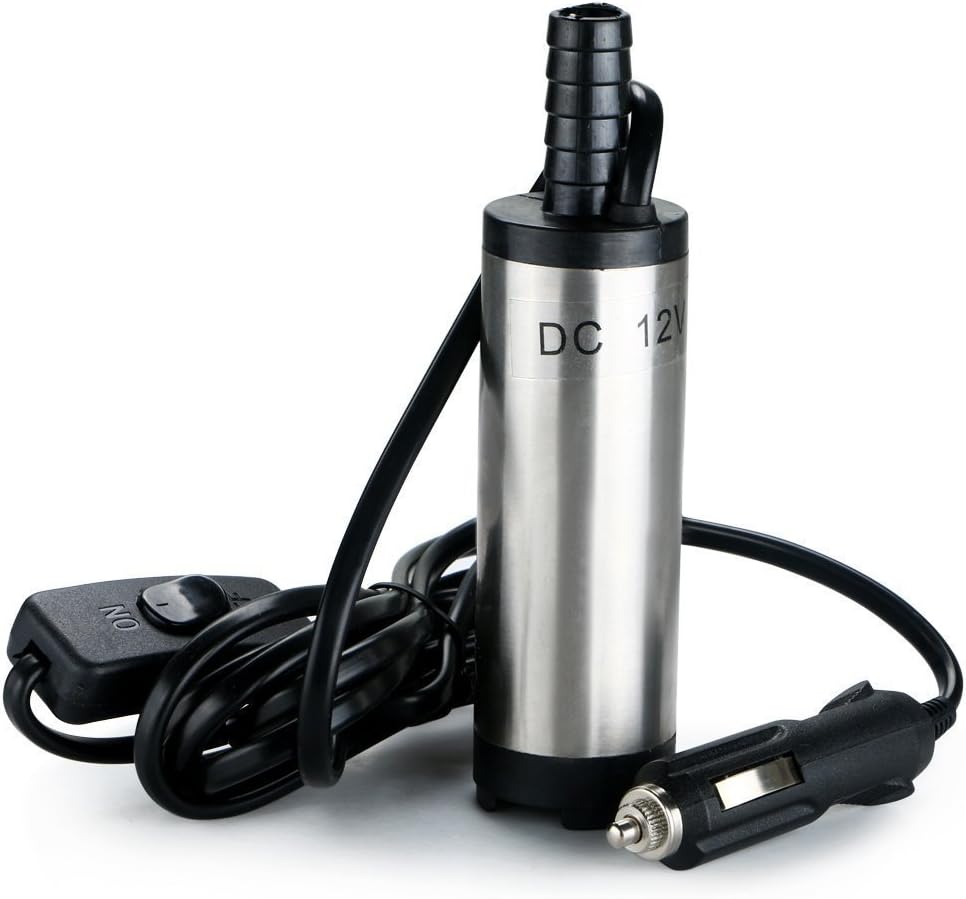 12-v-kraftstoffpumpe, Wasserablasspumpe (für Öl, Diesel Oder Zum Tanken). Kompatibel Mit Pkw, Wohnmobilen, Wohnwagen, Nutzfahrzeugen Sowie Schiffs- Und Motorbootanwendungen.