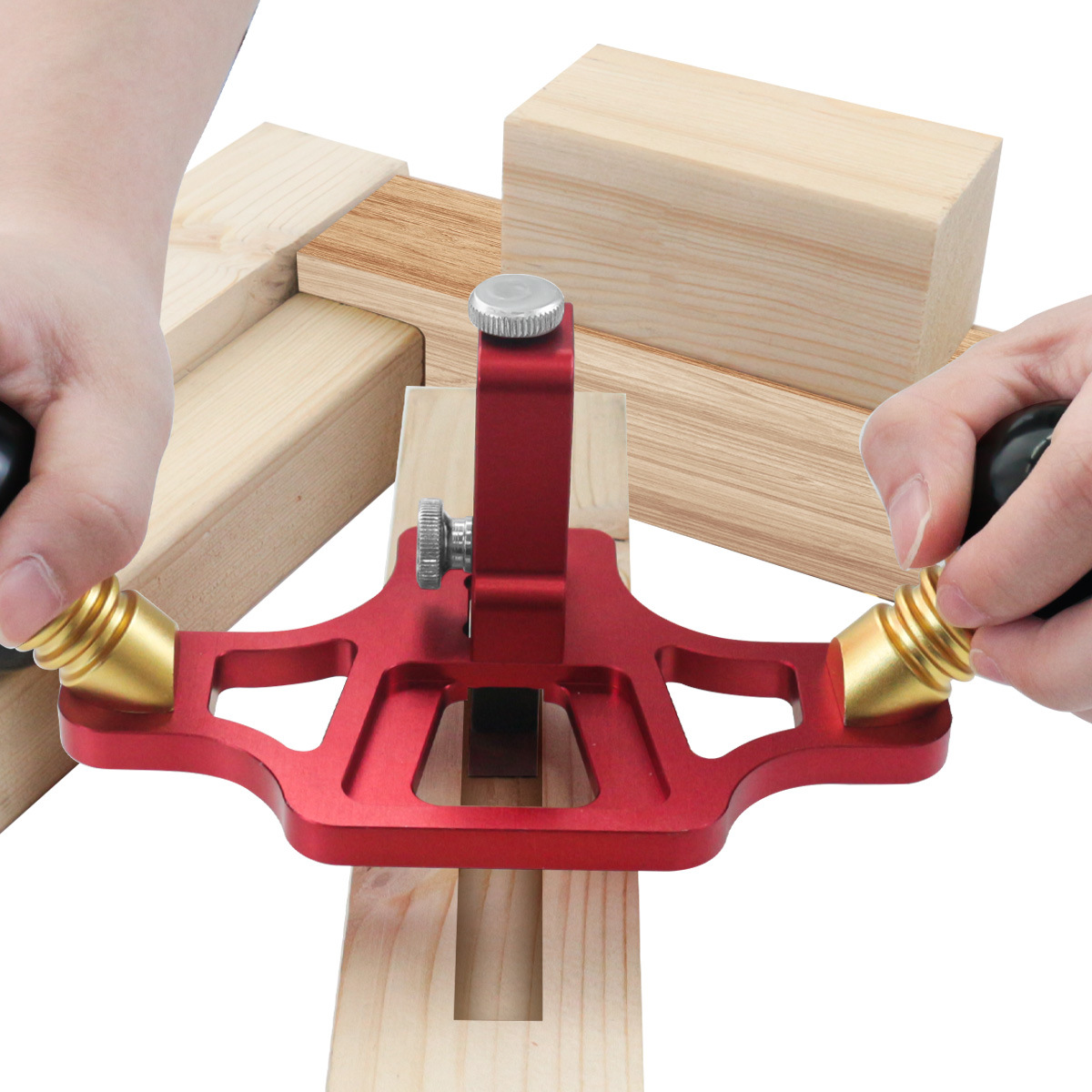 Handhobel, Oberfräse, Hobelwerkzeug Für Die Holzbearbeitung, Tragbarer Handhobel Aus Hochwertigem Edelstahl, Geeignet Für Holz, Einstellbare Hobeltiefe