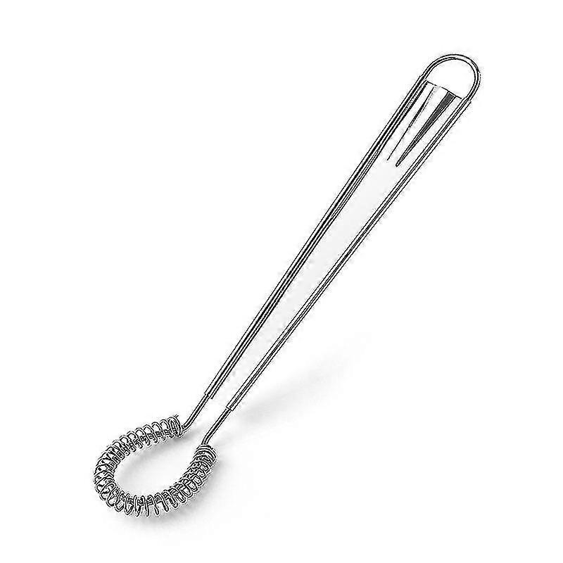 Mini-flach-handrührgerät, Feder-handrührgerät, Saucenmixer, Milch-, Kaffeerührgerät, 1-teiliges Silbernes Werkzeug