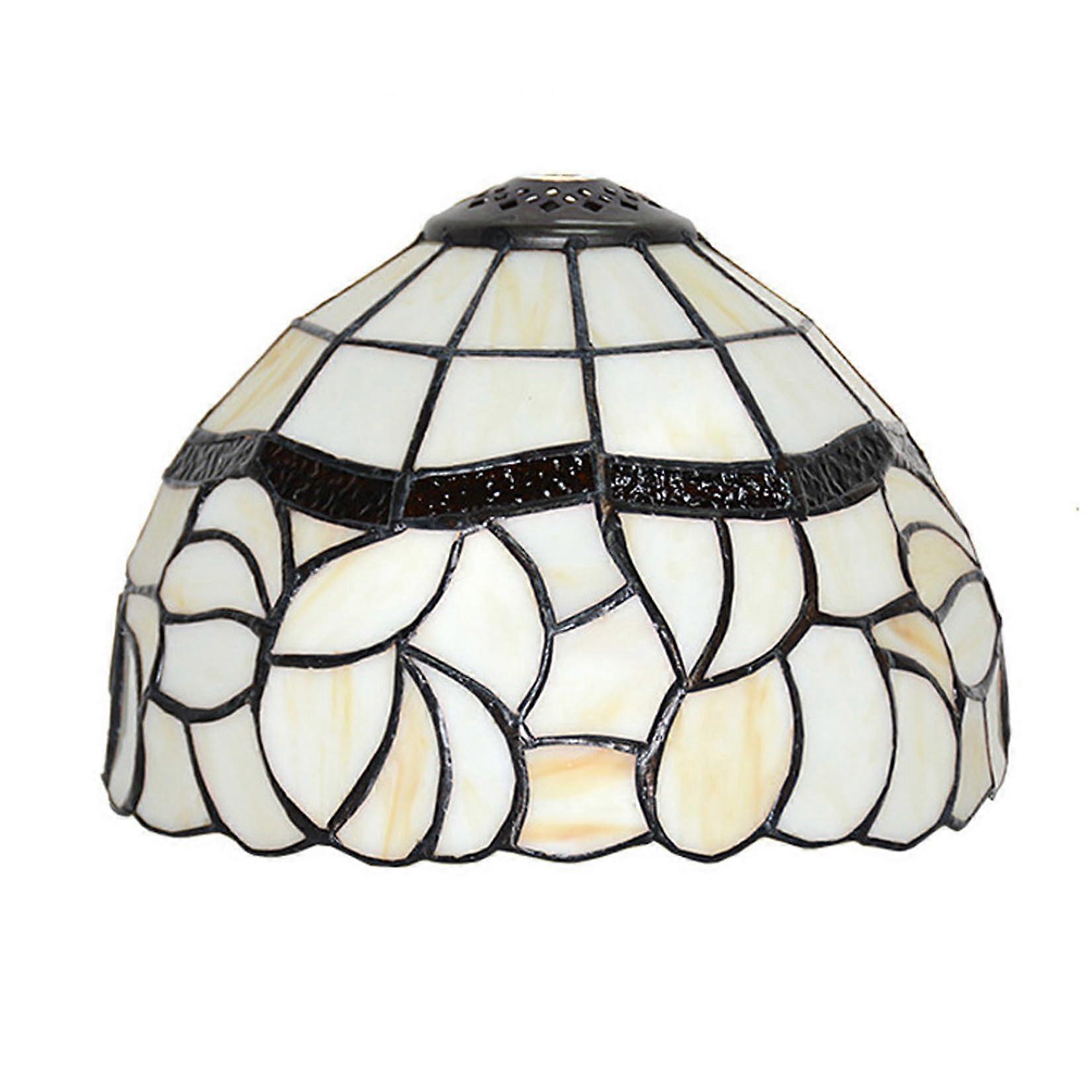 20 Cm (8 Zoll) Großer Lampenschirm Im Tiffa-stil, Lampenschirm Aus Buntglas Mit Rustikalen Blumenmotiven, Nur Kompatibel Mit Tischlampen, Pendelleuchten Und Wandleuchten, Kleines Loch