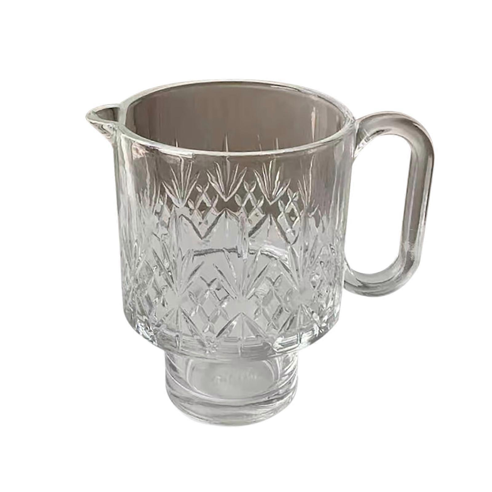 Dickwandiger Glasbecher, 650 Ml Fassungsvermögen, Mit Dicken Wänden Und Glattem Rand. Geeignet Für Heiße Und Kalte Getränke.
