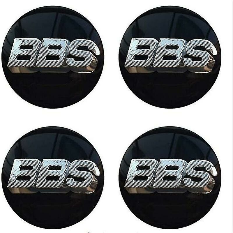 Bbs Radnabenemblem, 4er-set, 65 Mm, Bbs-logo Für Radzierblenden, Aufkleber, Radnabenemblem Für Kraftfahrzeuge [nx]