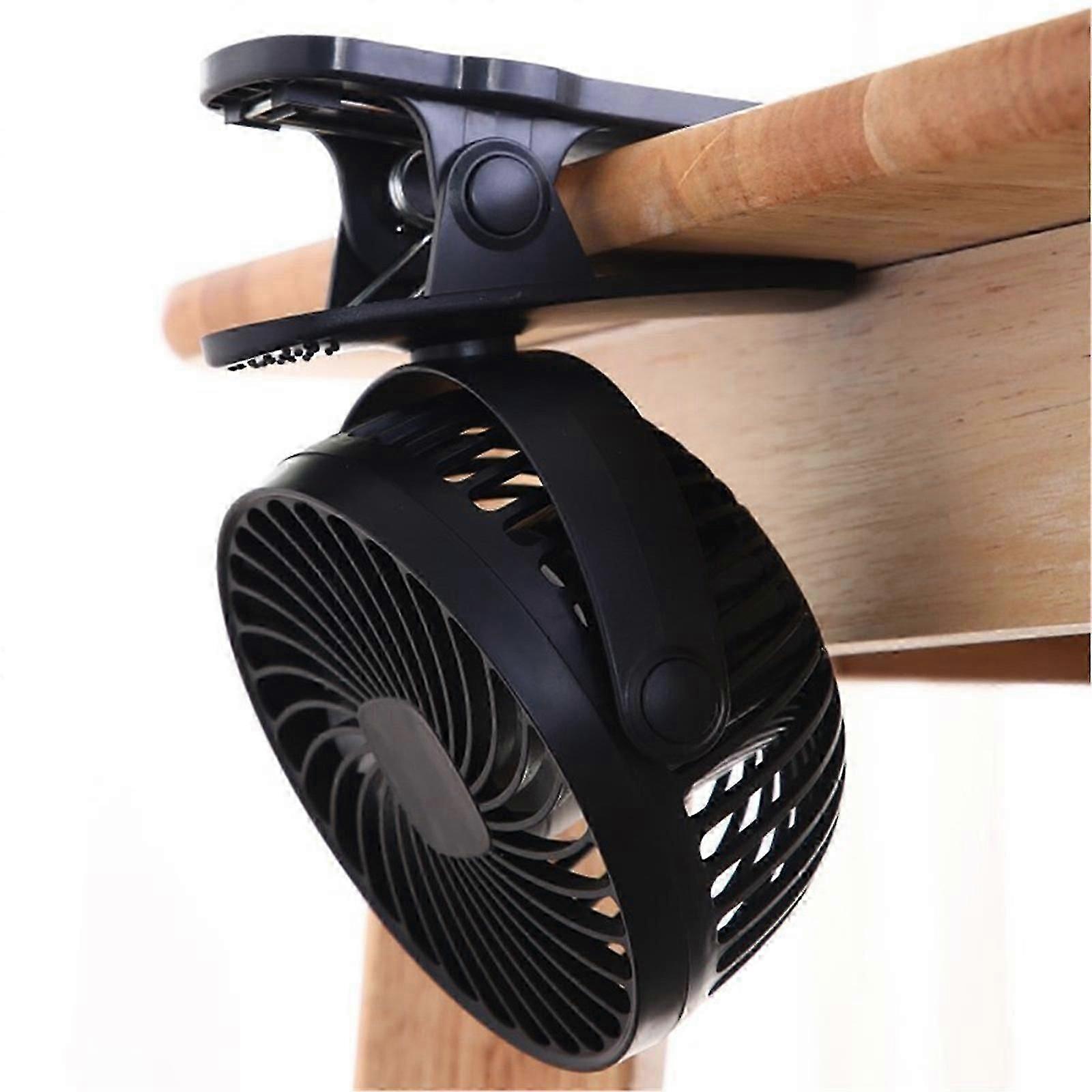 Der Clip-ventilator (15 Cm) Ist Ein Kleiner, Dreistufiger Ventilator Mit Starkem Luftstrom. Leiser Mini-usb-clip-ventilator – L