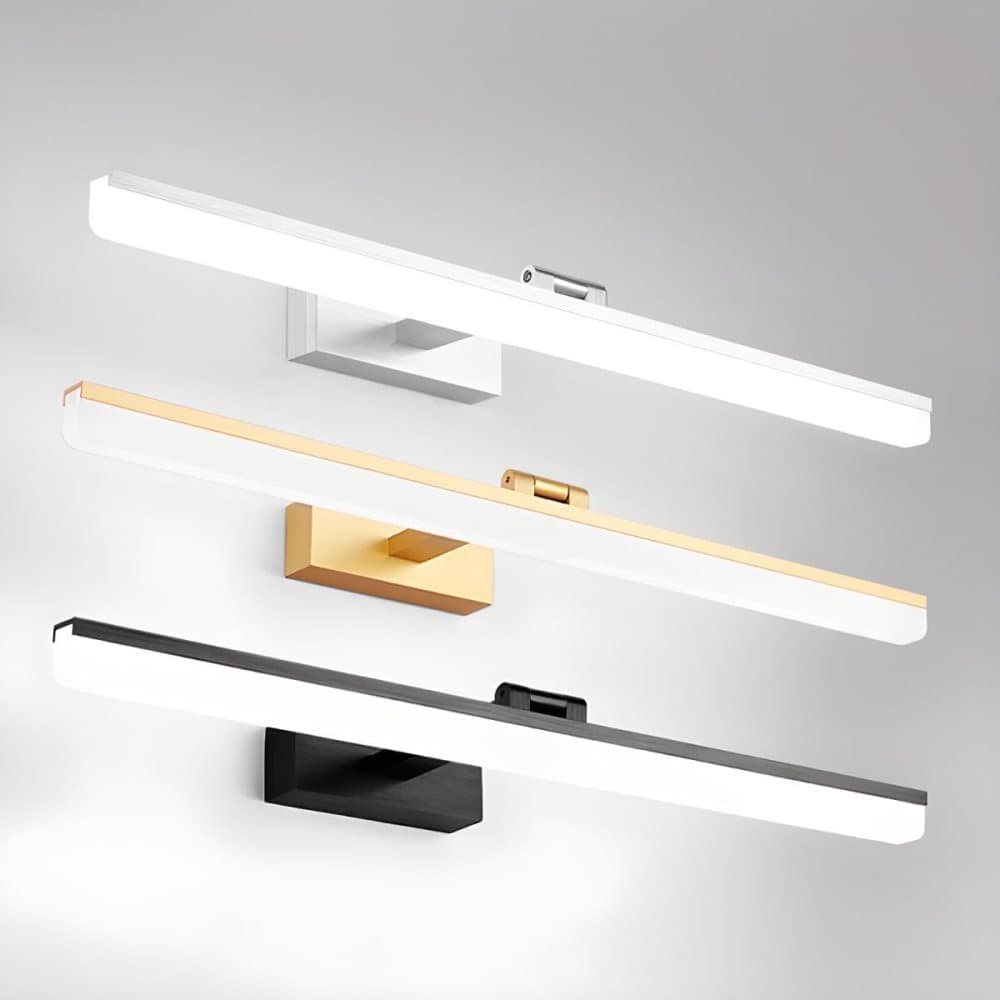 Led-wandleuchte, Spiegelkompatibel, Verstellbar Von 40 Bis 50 Cm. Geeignet Für Badezimmer, Ankleidezimmer Und Wcs. Weiß.