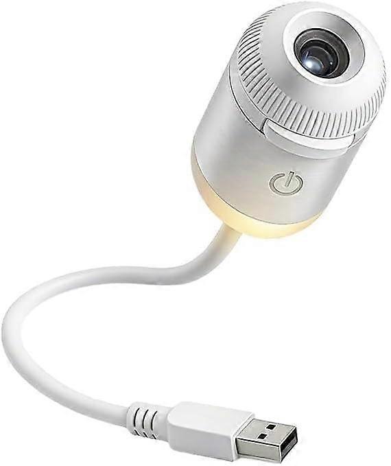 Enchanti Nook 2-in-1 Projektor Mit Galaxy-nachtlicht, Usb-sternenprojektor Mit Einstellbarer Helligkeit, Mini-galaxy-projektor, Kompatibel Mit Nachttischen.