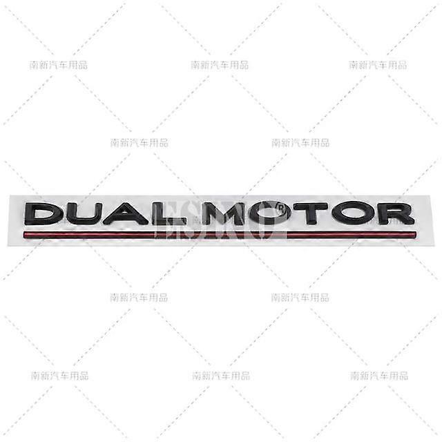 3d-doppelmotor-abs-aufkleberemblem Für Tesla Model 3, Model S, Model Y, Model X[nx] Heckklappe
