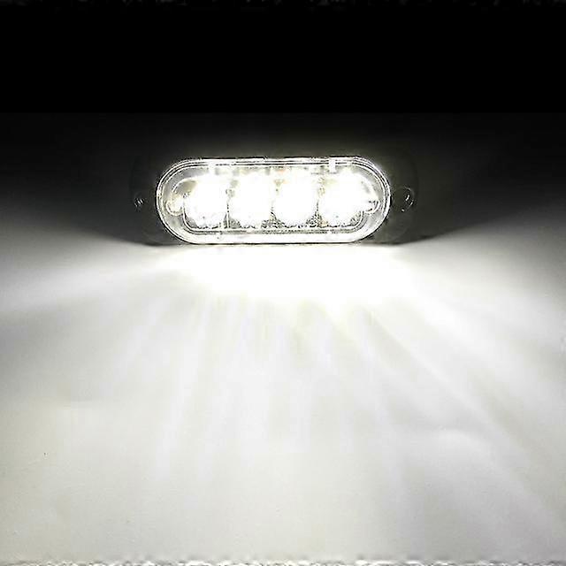 Led-blinker Für Den Kühlergrill, Kompatibel Mit Lkws, Motorrädern, Suvs Und Anhängern.
