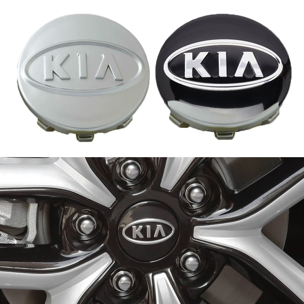 Kia Radnabenkappen / Radnabenemblem - Satz Mit 4 Stück 6[nx]