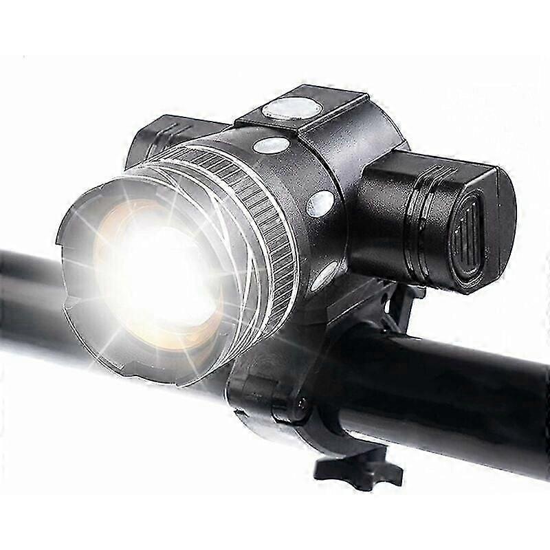 Wiederaufladbare Stirnlampe Für Fahrräder, 5000 Lumen, Wasserdicht, Helle Led, 6 Stunden Akkulaufzeit, Für Mehr Sicherheit Beim Radfahren In Den Bergen Und Auf Der Straße.