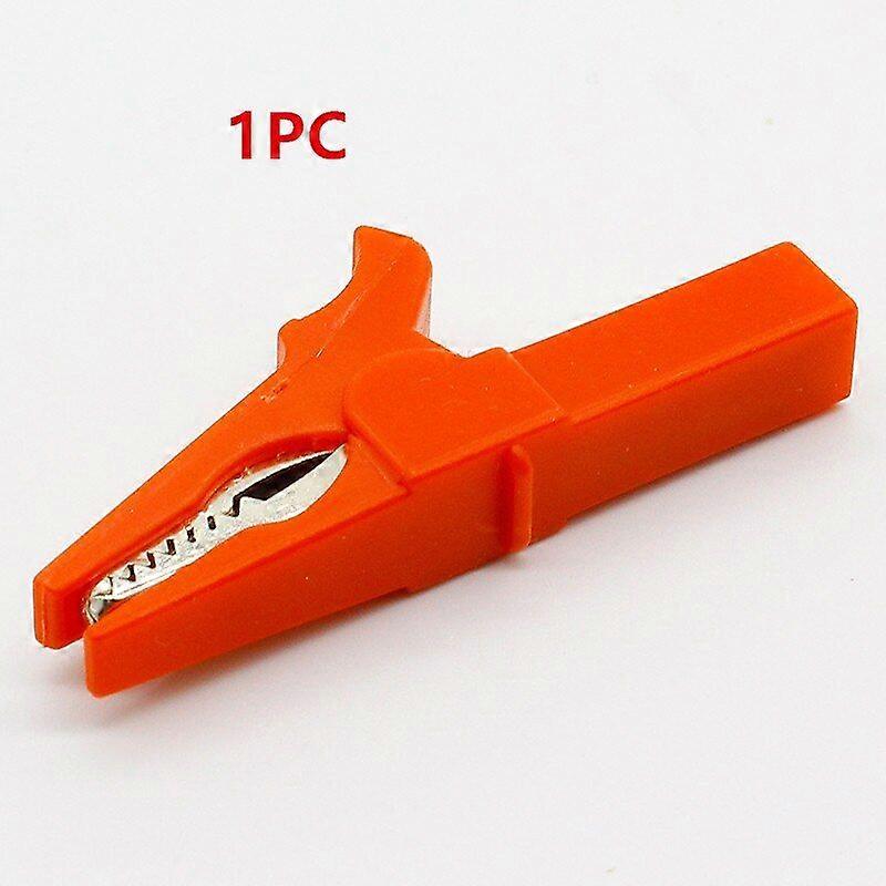 Packung Mit 10 Hochspannungs-krokodilklemmen (55 Mm) Zum Testen Von Batterien, Kompatibel Mit 4-mm-bananensteckern Für Multimeter Und Testkabel.