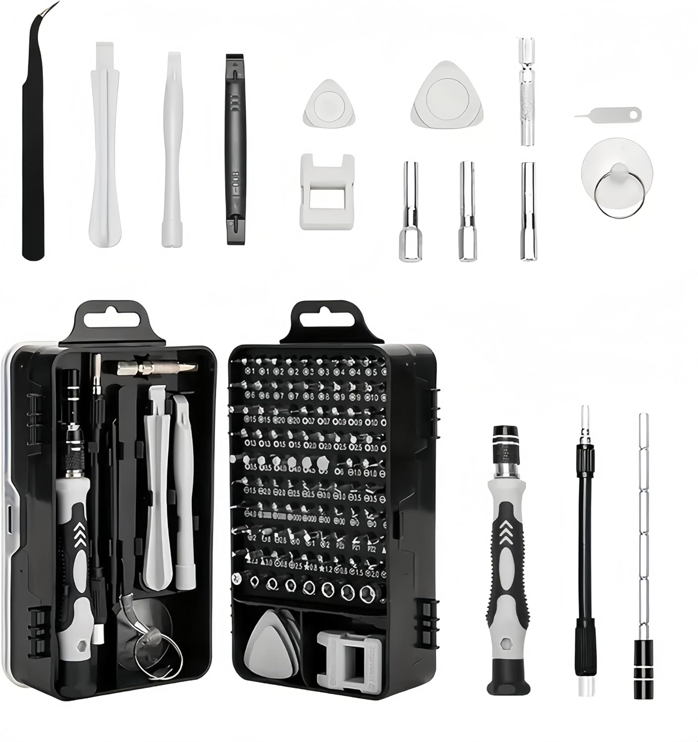 115-teiliges Präzisionsschraubendreher-set, Kompatibel Mit Handys, Computern, Uhren, Spielekonsolen, Brillen Und Elektronischen Geräten – Professionelles Reparaturwerkzeug-set