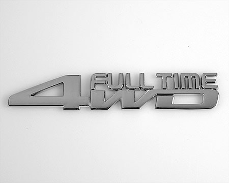 Emblem Im Chrom-stil - Permanent 4x4 [nx]