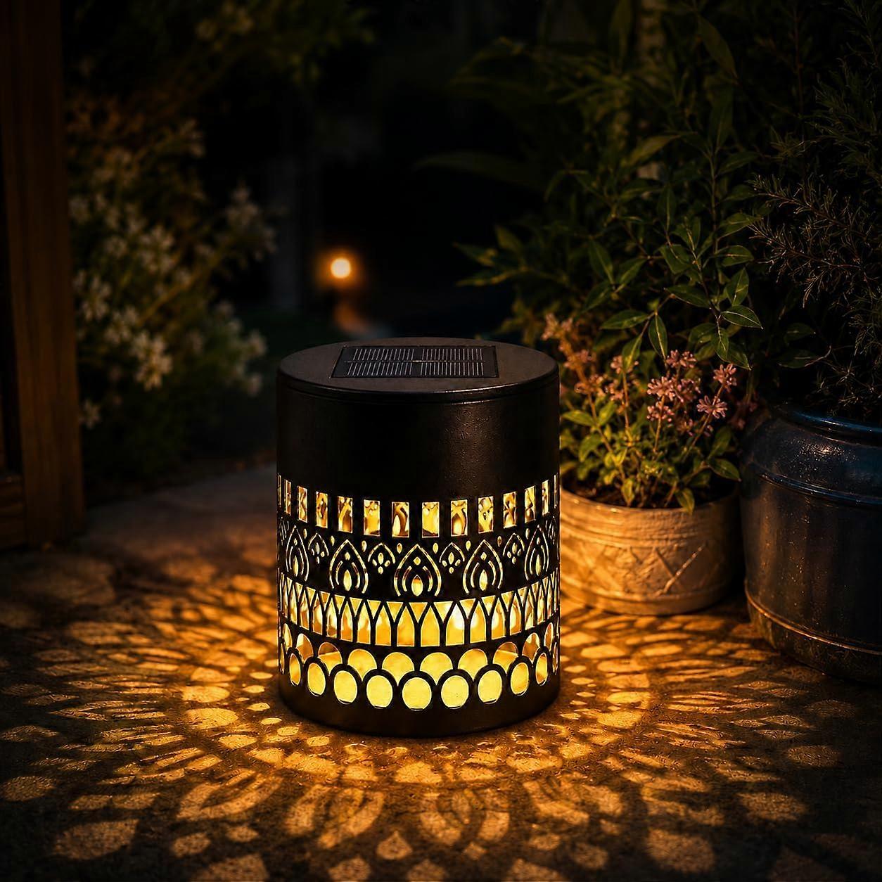 Retro-solarlampen, Geeignet Für Den Außenbereich, Wasserdicht, Zur Dekoration Von Gärten, Höfen, Veranden, Rasenflächen Und Tischen Im Innenbereich.