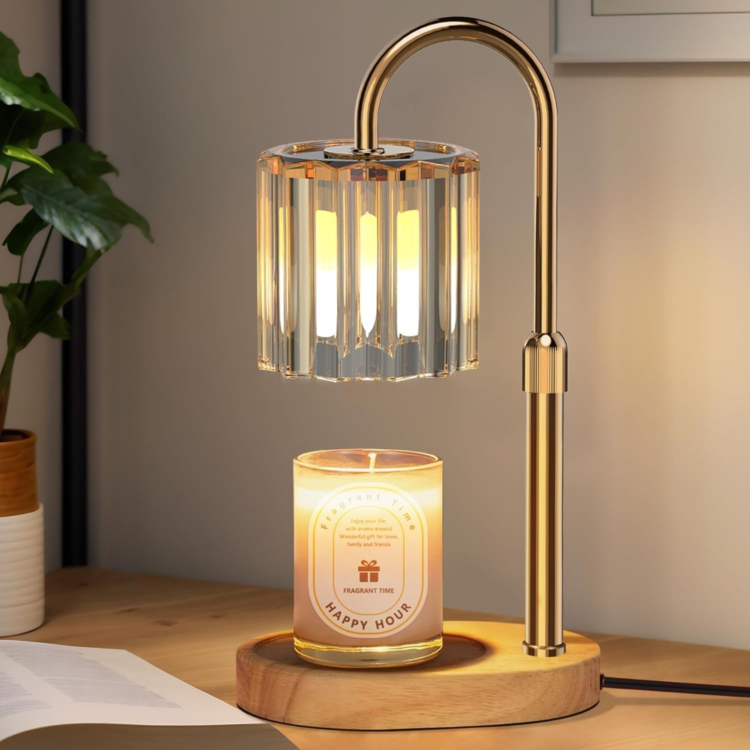 Kerzenwärmerlampe, Kerzenwärmer Mit Timer Und Dimmer, Elektrische Kerzenwärmerlampe, Vintage-kerzenwärmer Aus Glas, Kompatibel Mit Duftkerzen, Dekoration Für Zuhause Und Schlafzimmer.