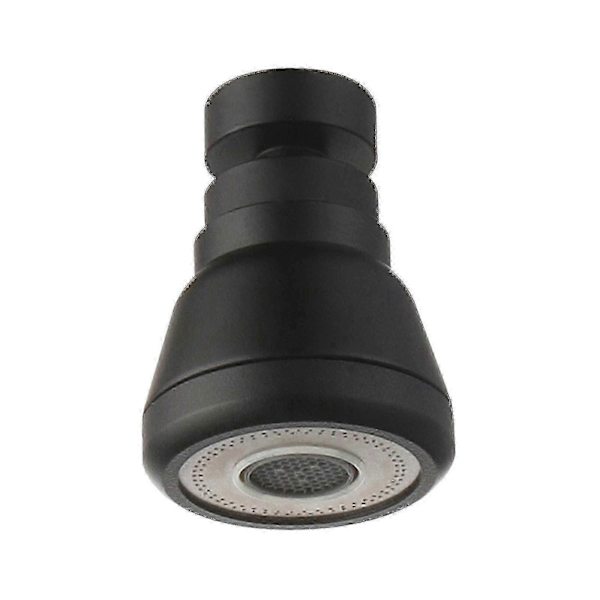 360° Drehbarer Wasserhahn, Kompatibel Mit Ausziehbarem Brausekopf, 3-strahl-küchenarmatur Mit Spritzschutz, Kurzer, Schwarzer Kupfer-armaturenkopf Für Wasserersparnis