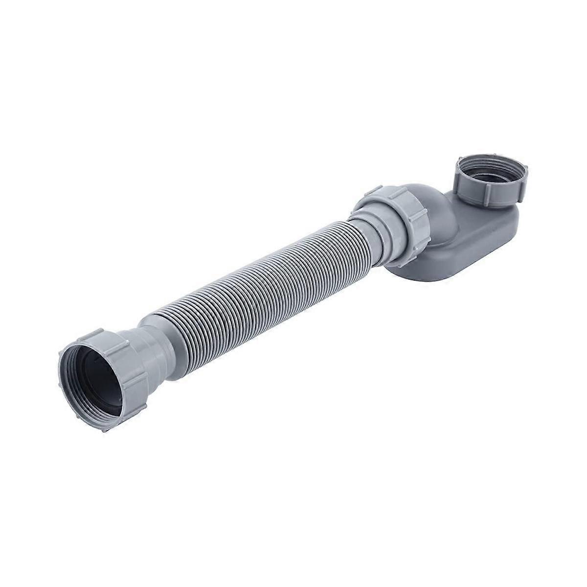 Flacher, Flexibler Ablaufschlauch Mit Niedrigem Profil Und 1 1/2 P-lock-anschluss Für Freistehende Badewannen, Kompatibel Mit Badewannenabläufen.